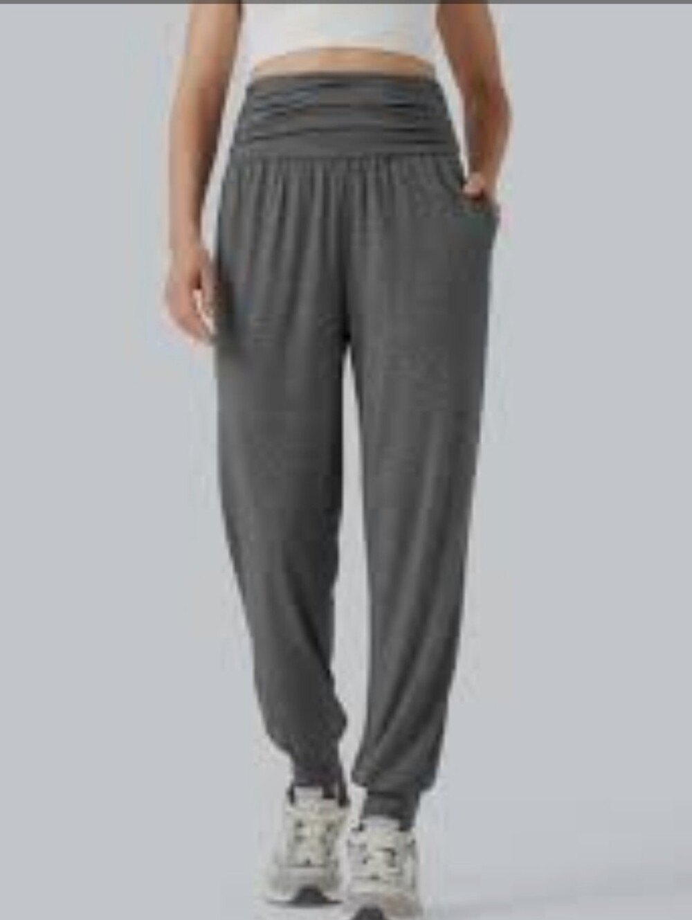 HALARA High Waisted Runched Casual Joggers